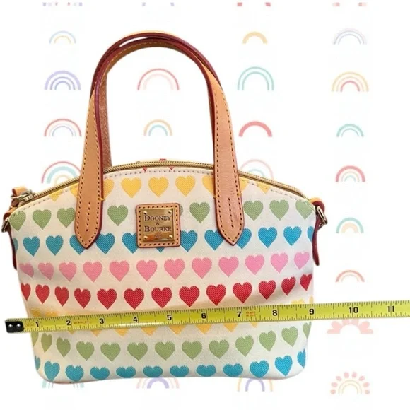 Dooney & Bourke Colorful Heart Satchel - Picture 8 of 10